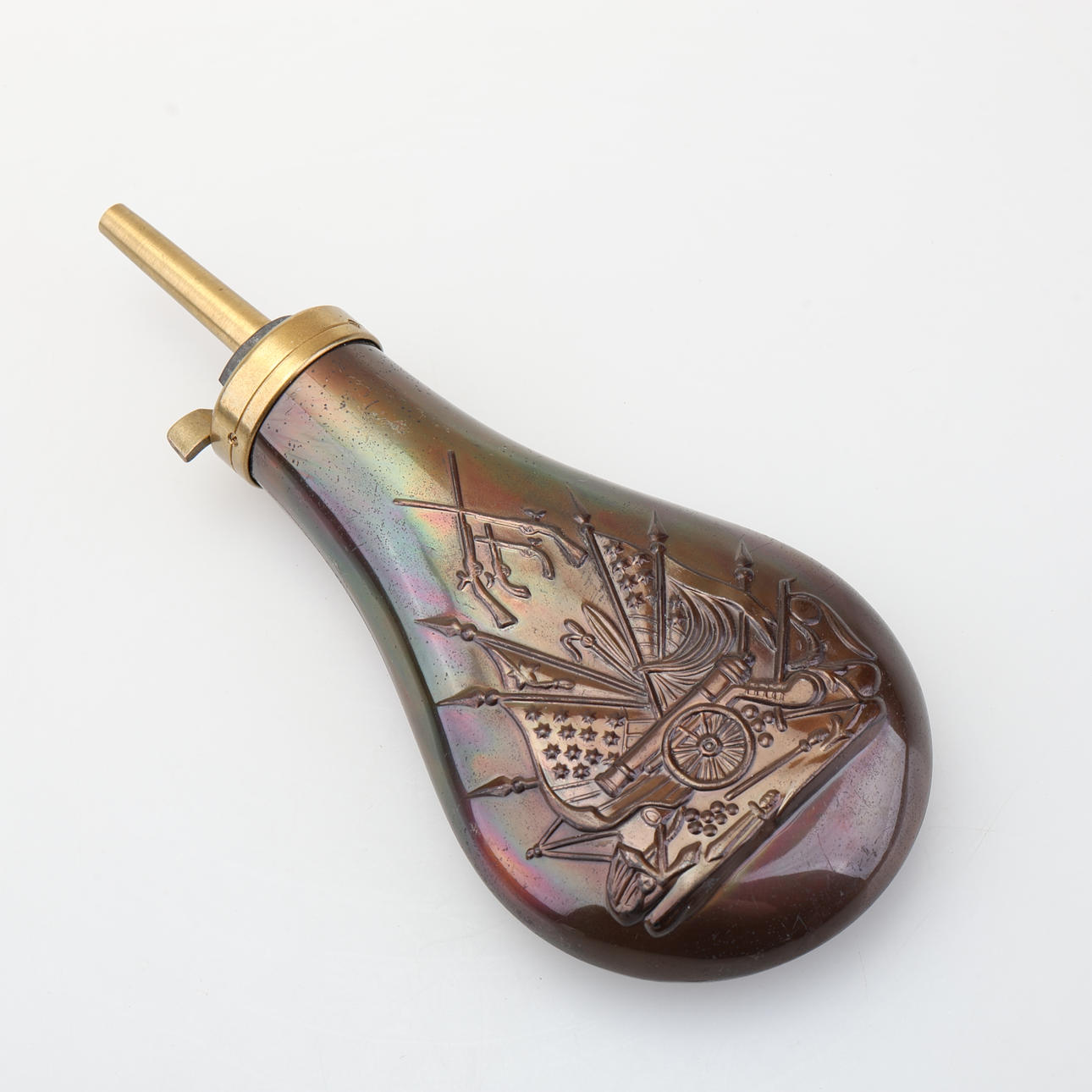 KRUTHORN, patinated metal and brass.