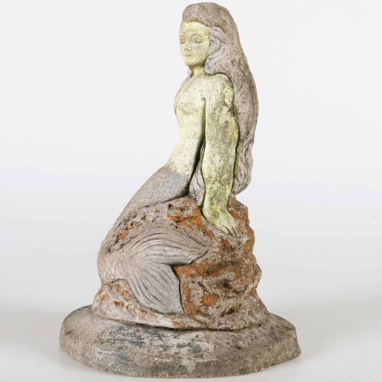 SJÖJUNGFRU, betong/sten, 1900-tal.