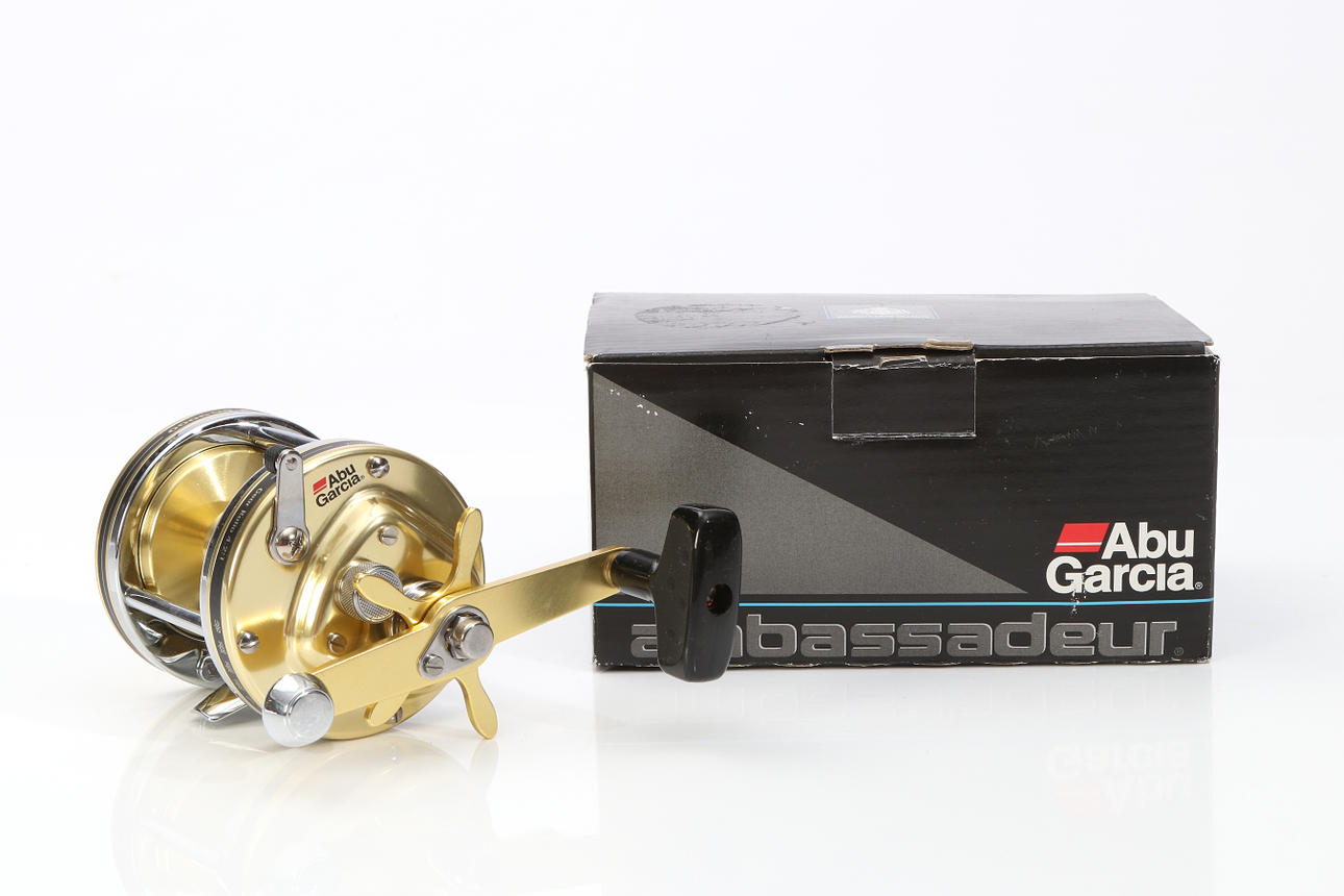 AMBASSADADEUR BG 9000, FISHING REEL. Ash Garcia. With original