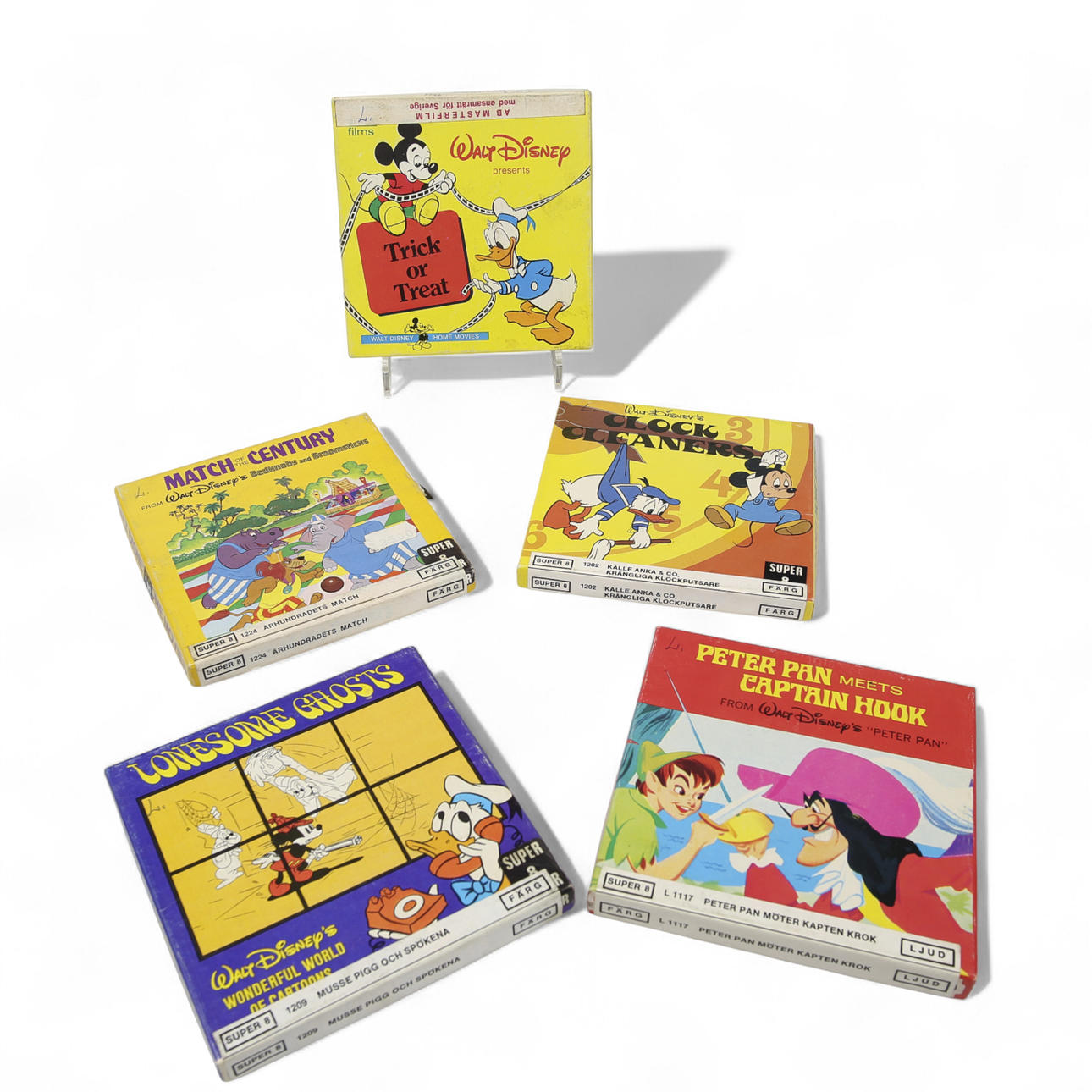 FILMS, 5 pcs, Super-8, Walt Disney.