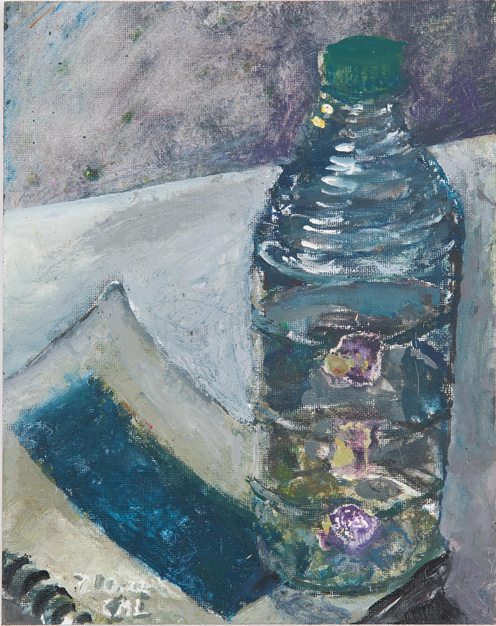 CARL MICHAEL LUNDBERG. Still life, gouache on panel, signed and dated 21.