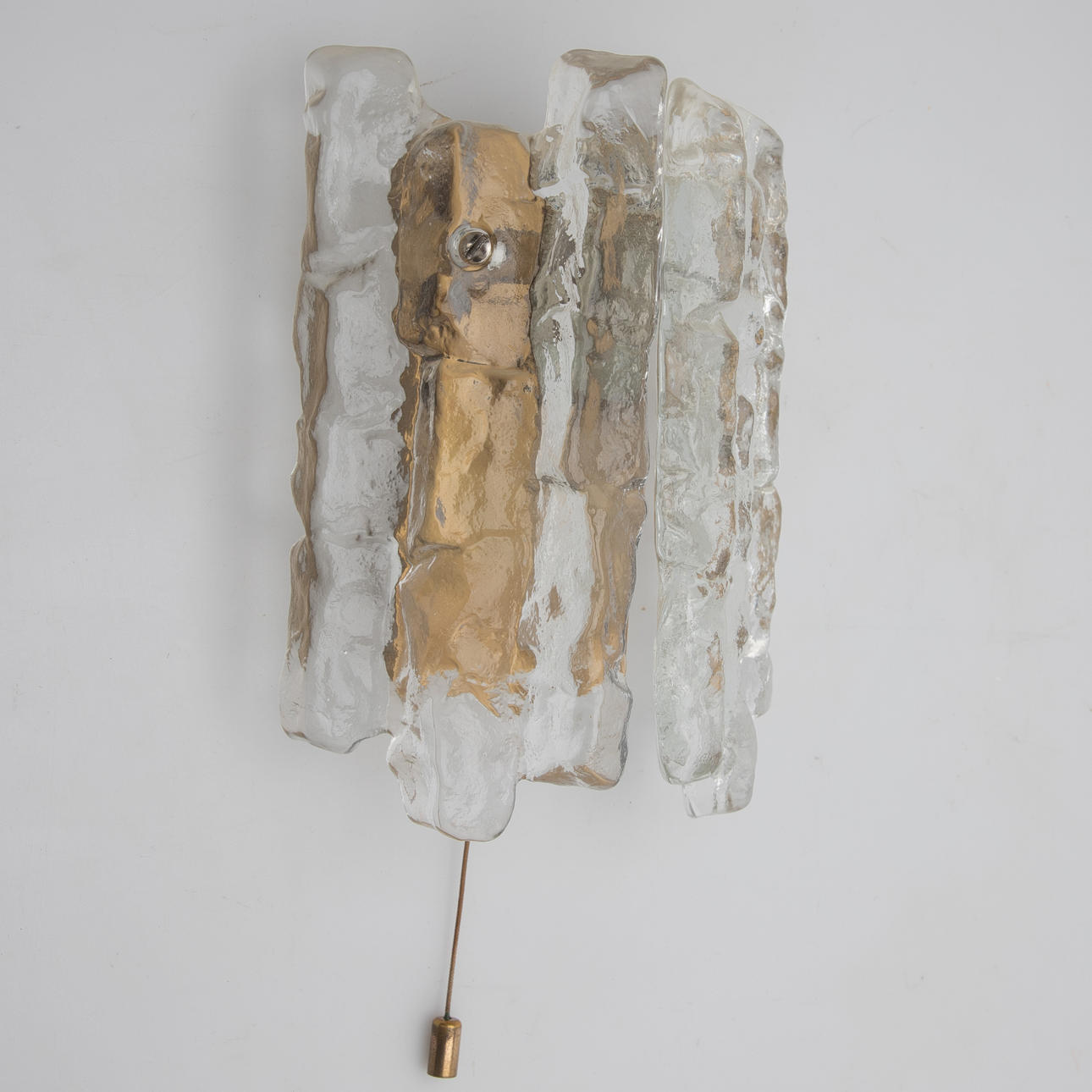 Kalmar Franken KG, Wandlampe, Eisglas.