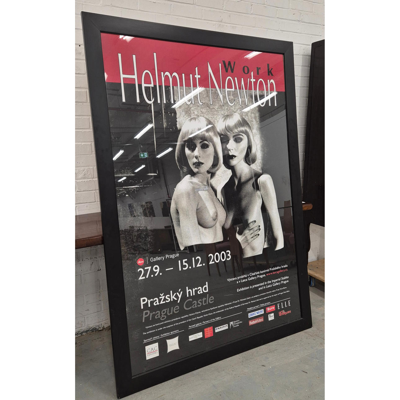 HELMUT NEWTON AUSSTELLUNGSPLAKAT.