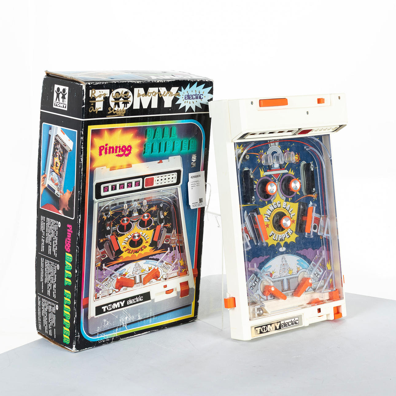 PINBALL, aus Karton, Tomy Electric, 1970er.