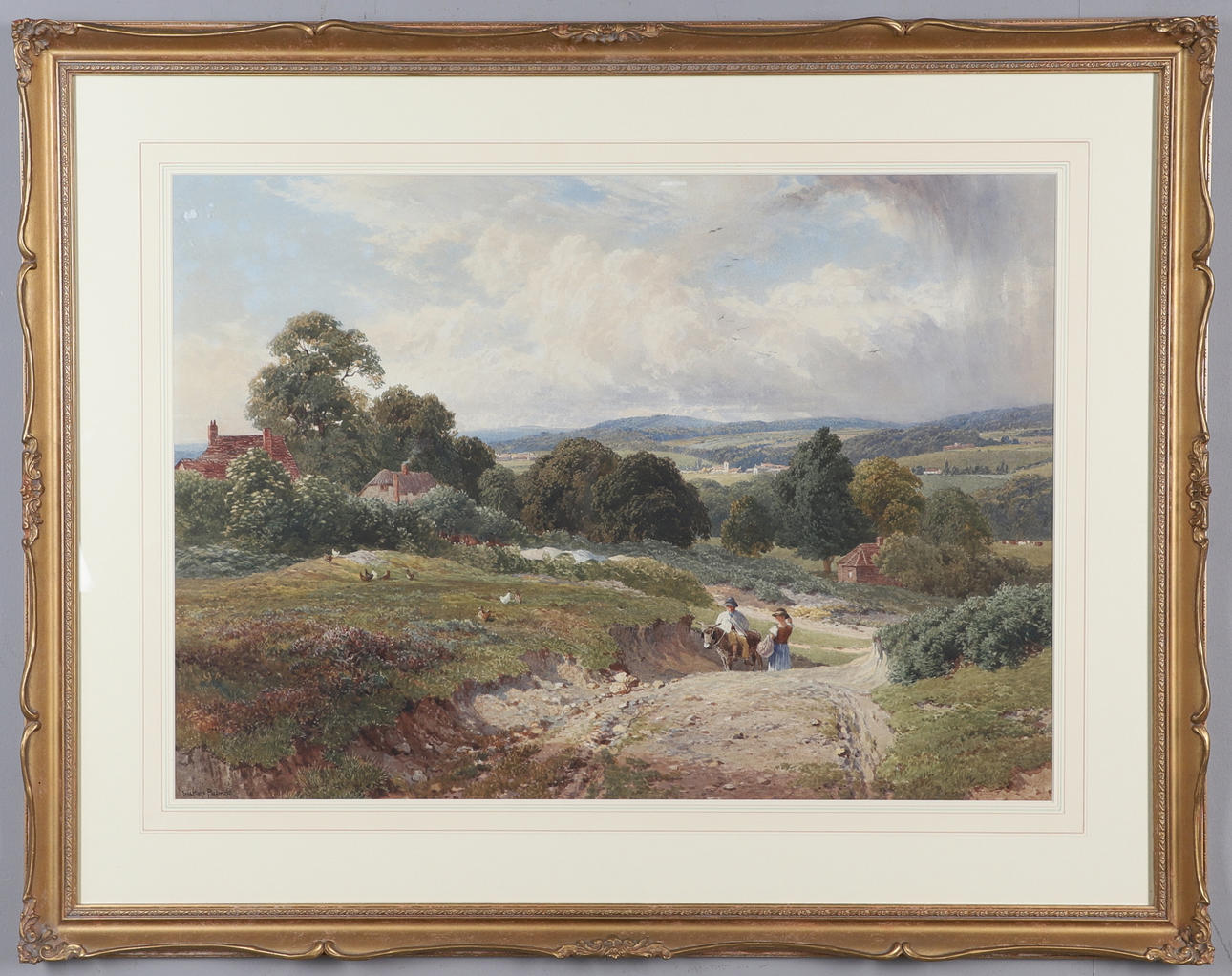 HARRY SUTTON PALMER (1854-1933). MEETING ON A COUNTRY TRACK.