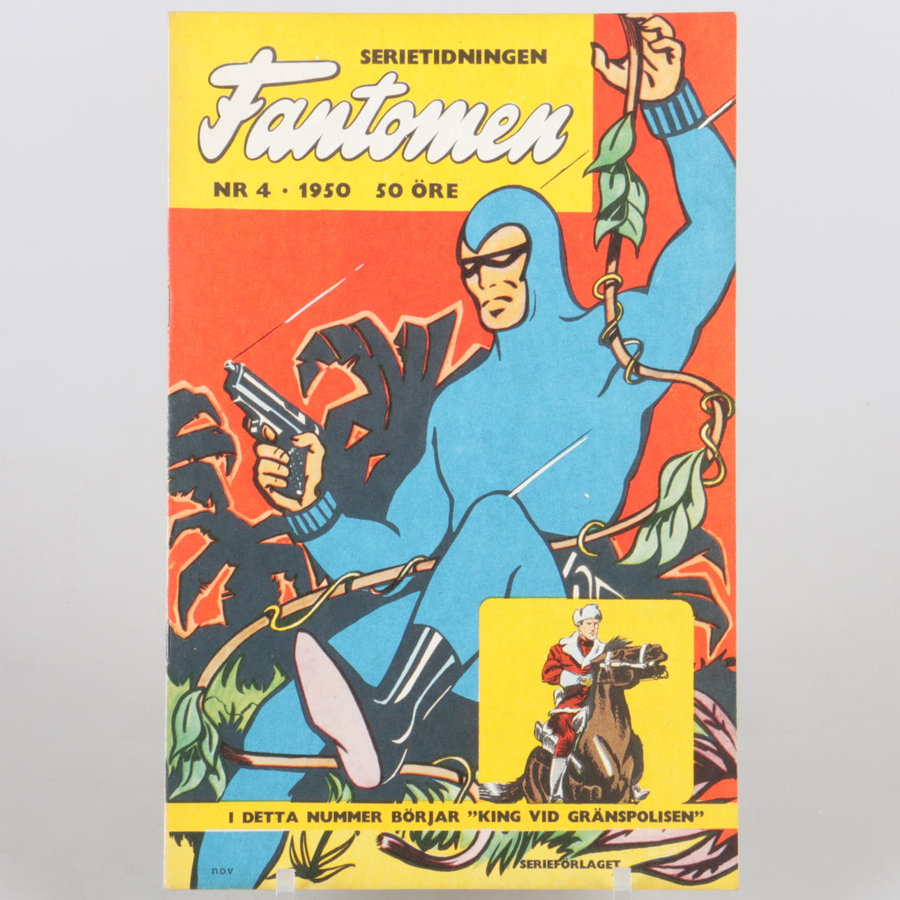 SERIETIDNING, Fantomen, Nr 4, 1950.