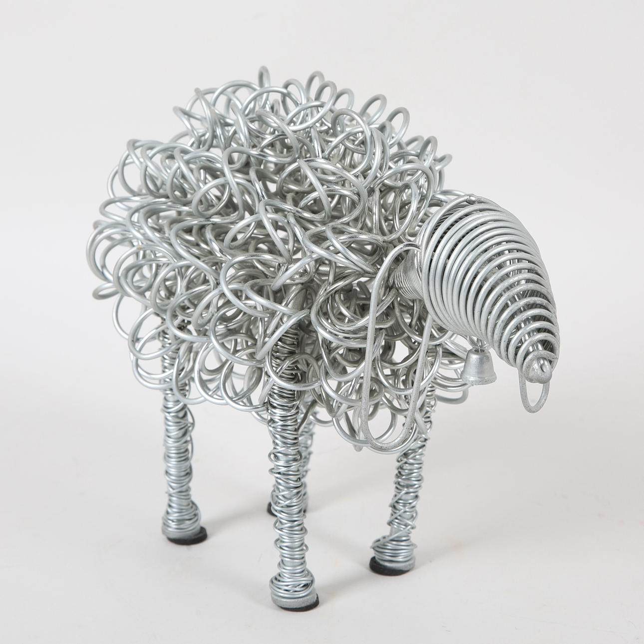OKÄND KONSTNÄR. Sculpture, metal wire, sheep.