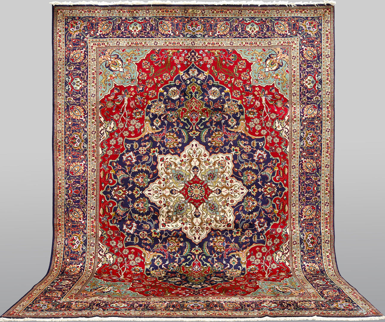 ORIENT CARPET. Täbriz Signed, 395x300 cm.