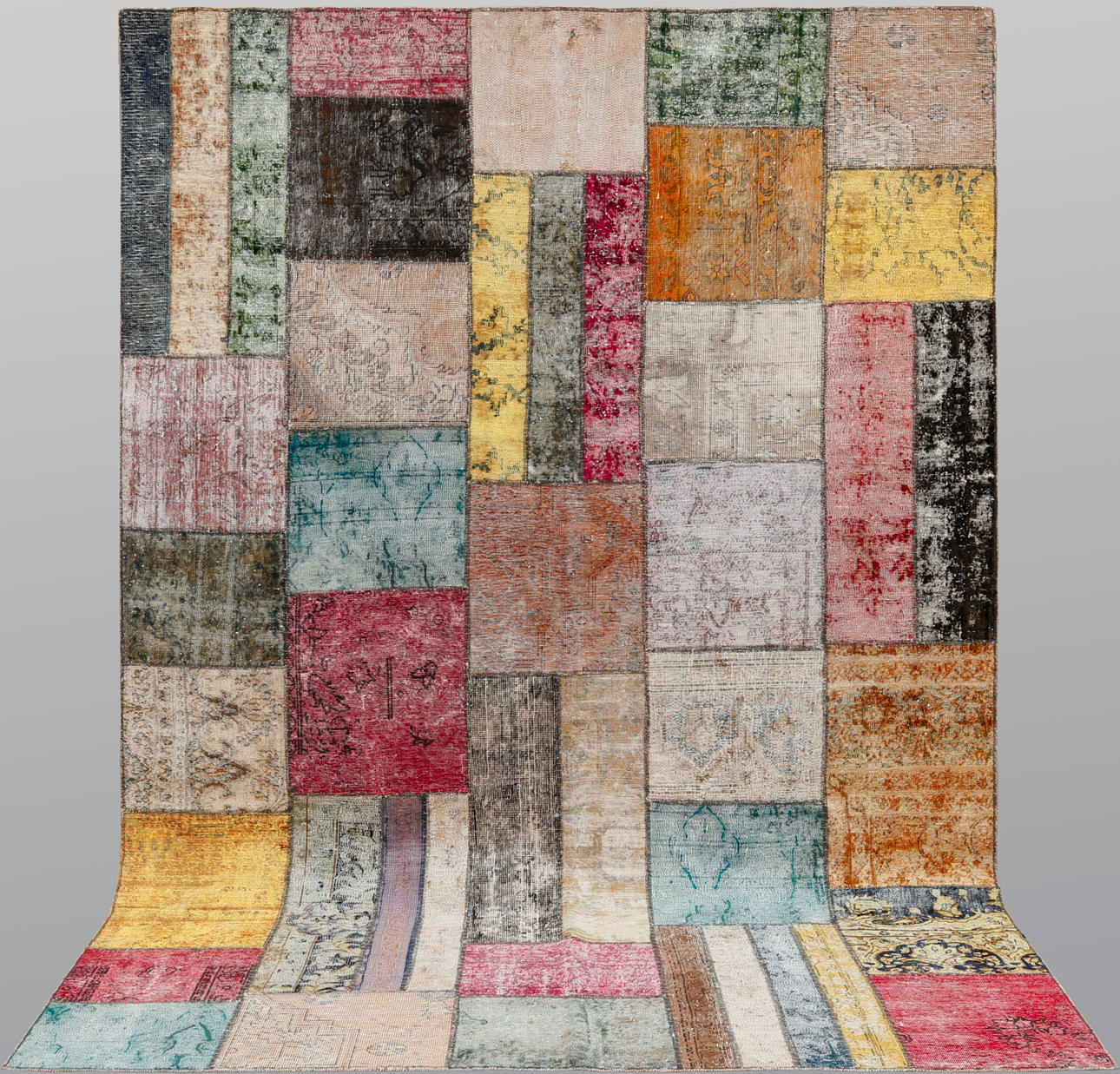 ORIENT TÆPPE. Tæppe Patchwork, 302x201 cm.