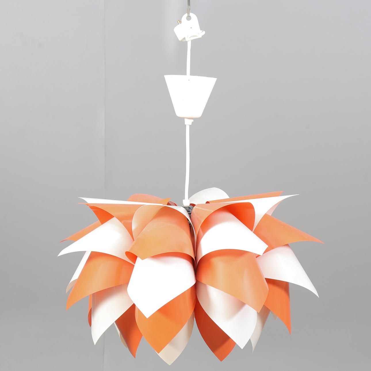 LOFTLAMPE, plastlameller, 1960/70'erne.