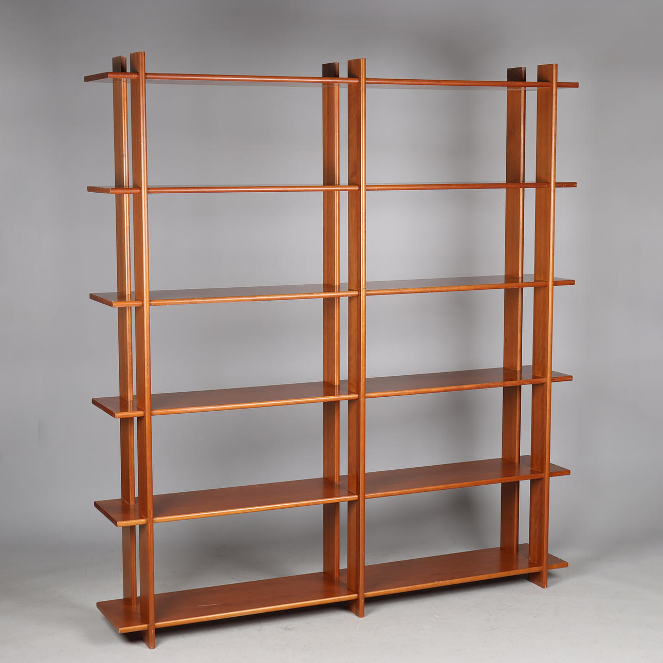 Bücherregal mit Kirschen. Europa.