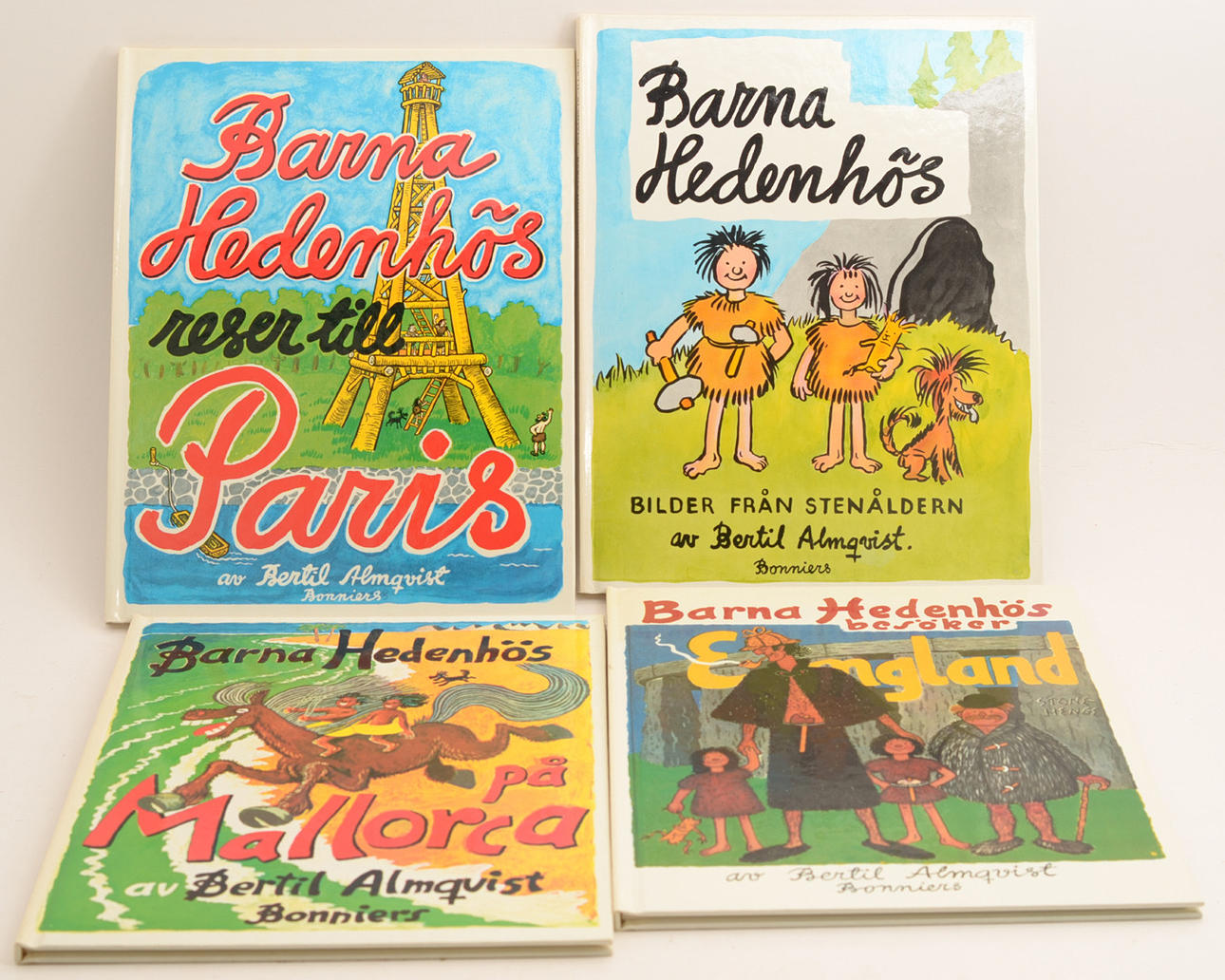 BERTIL ALMQVIST. Barna hedenhös fyra böcker.