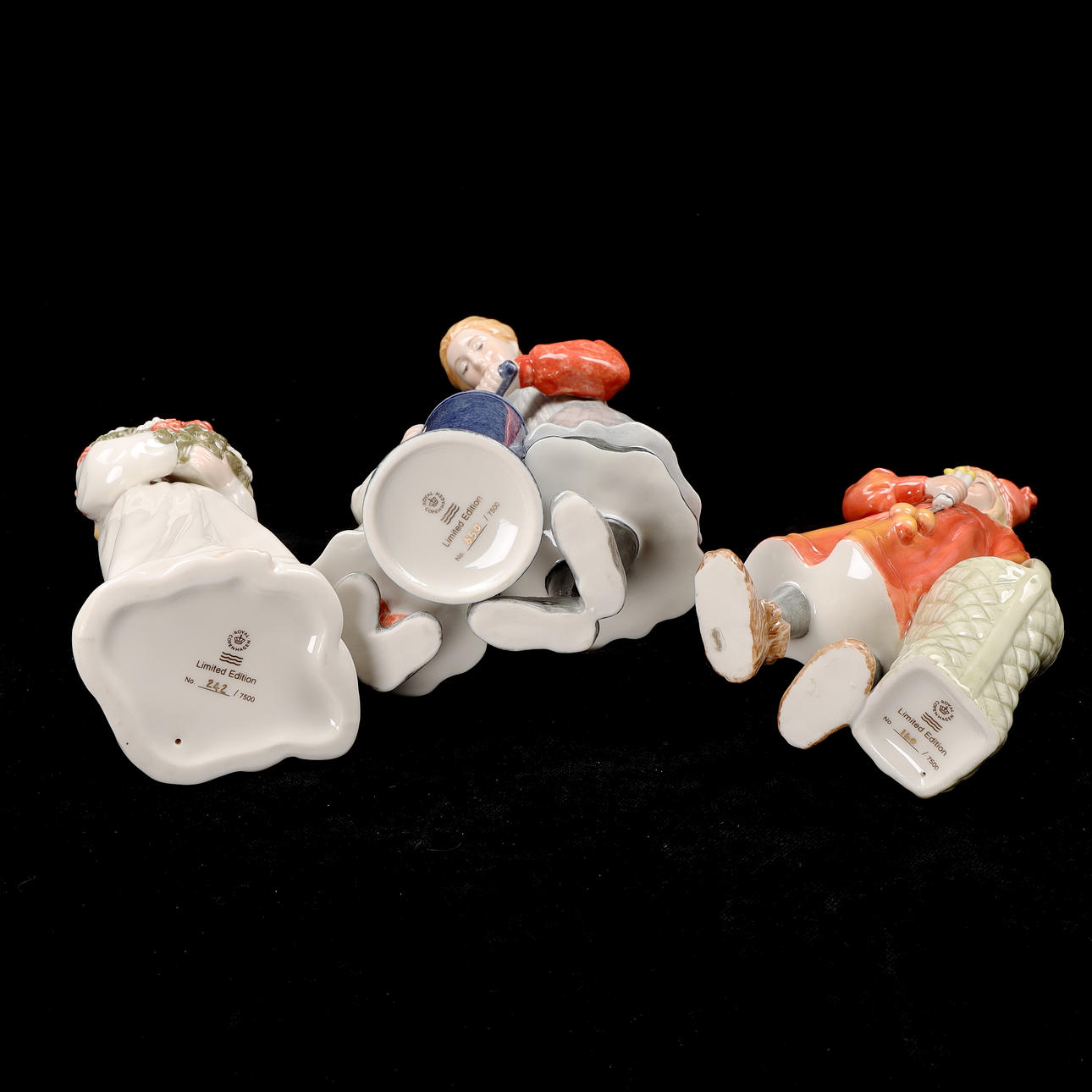 ＊Carl .Lasson＊・３枚・２２cm＋１７cm２枚・ Cop・ CARL LARSSON. for Royal Copenhagen, figurines, 3 pcs, Limited