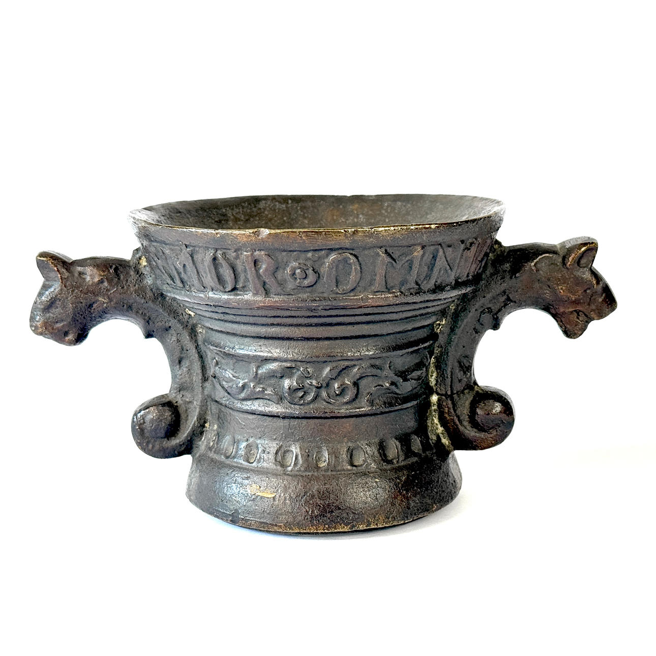 18THC CONTINENTAL BRONZE BOWL.