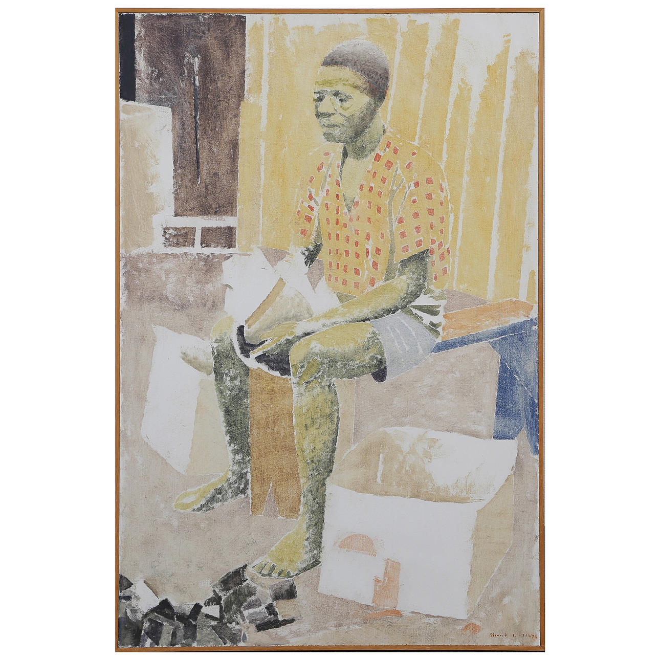 SIGFRID  SÖDERGREN. OIL ON PANEL.