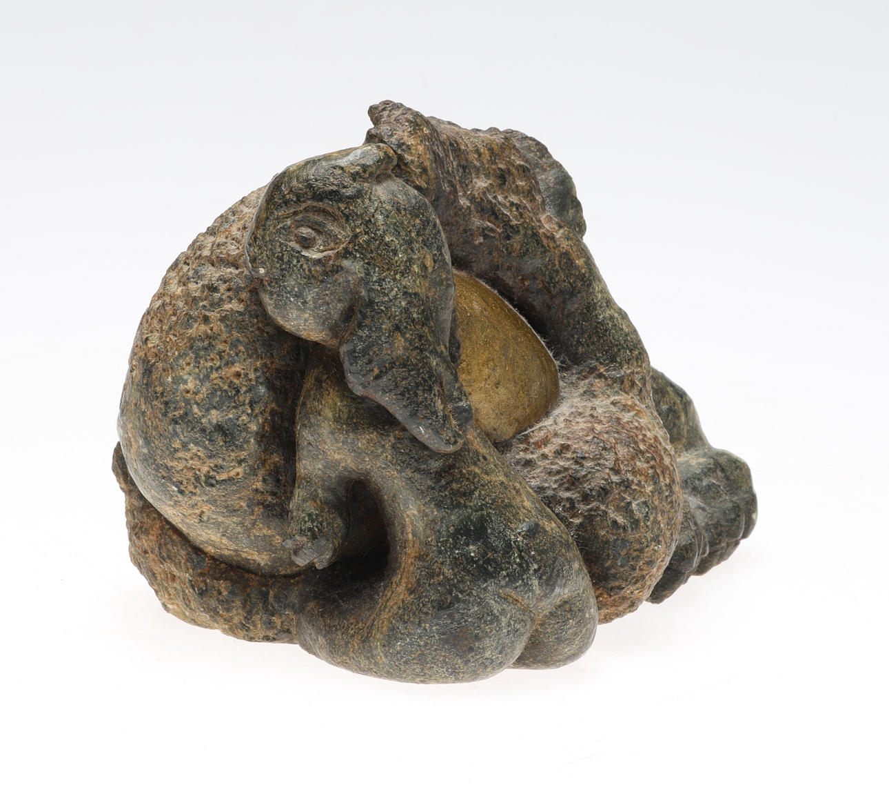 SKULPTUR, sten, signerad.