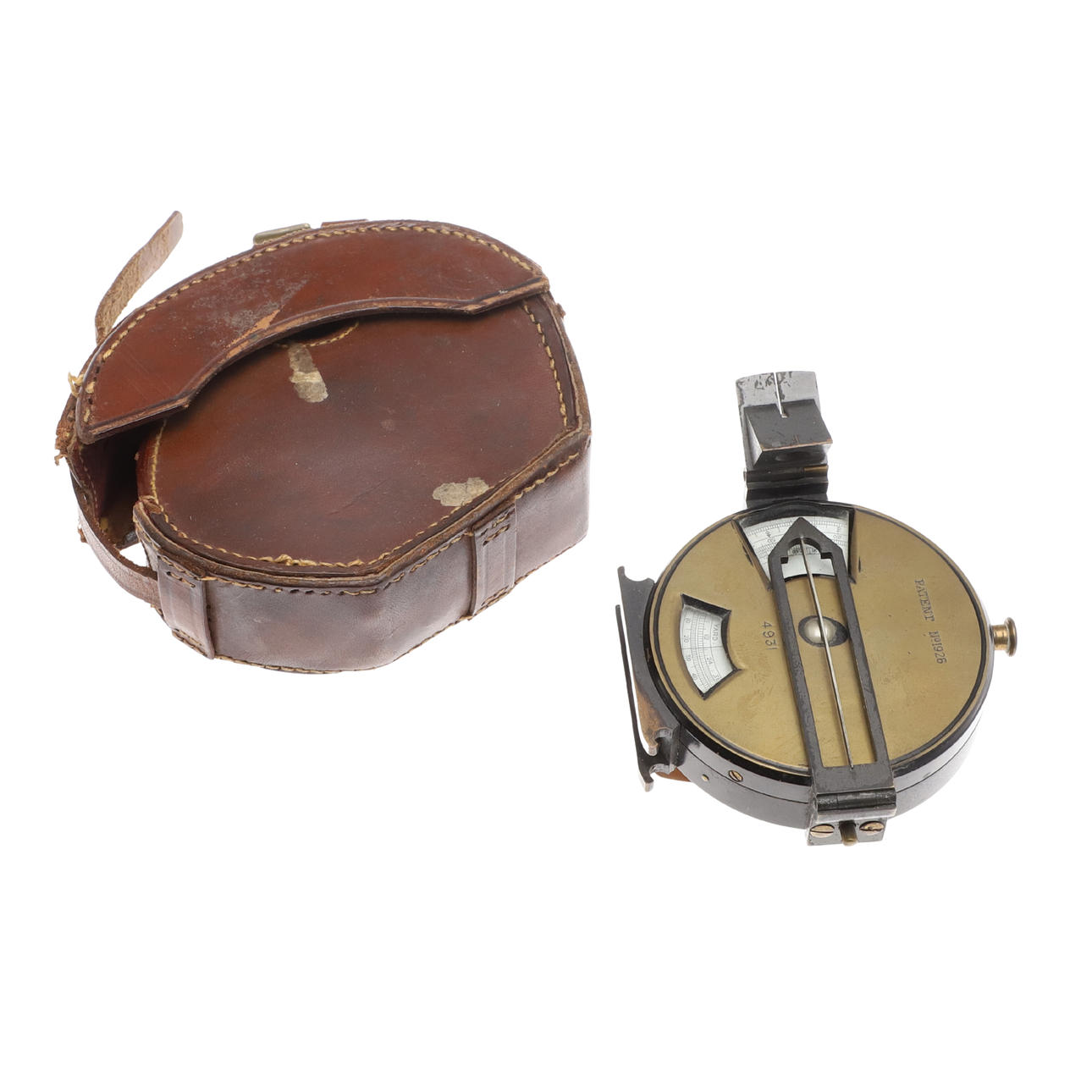 PRISMAATTINEN VIHREÄN KORTIN KOMPASSIKLINOMETRI.