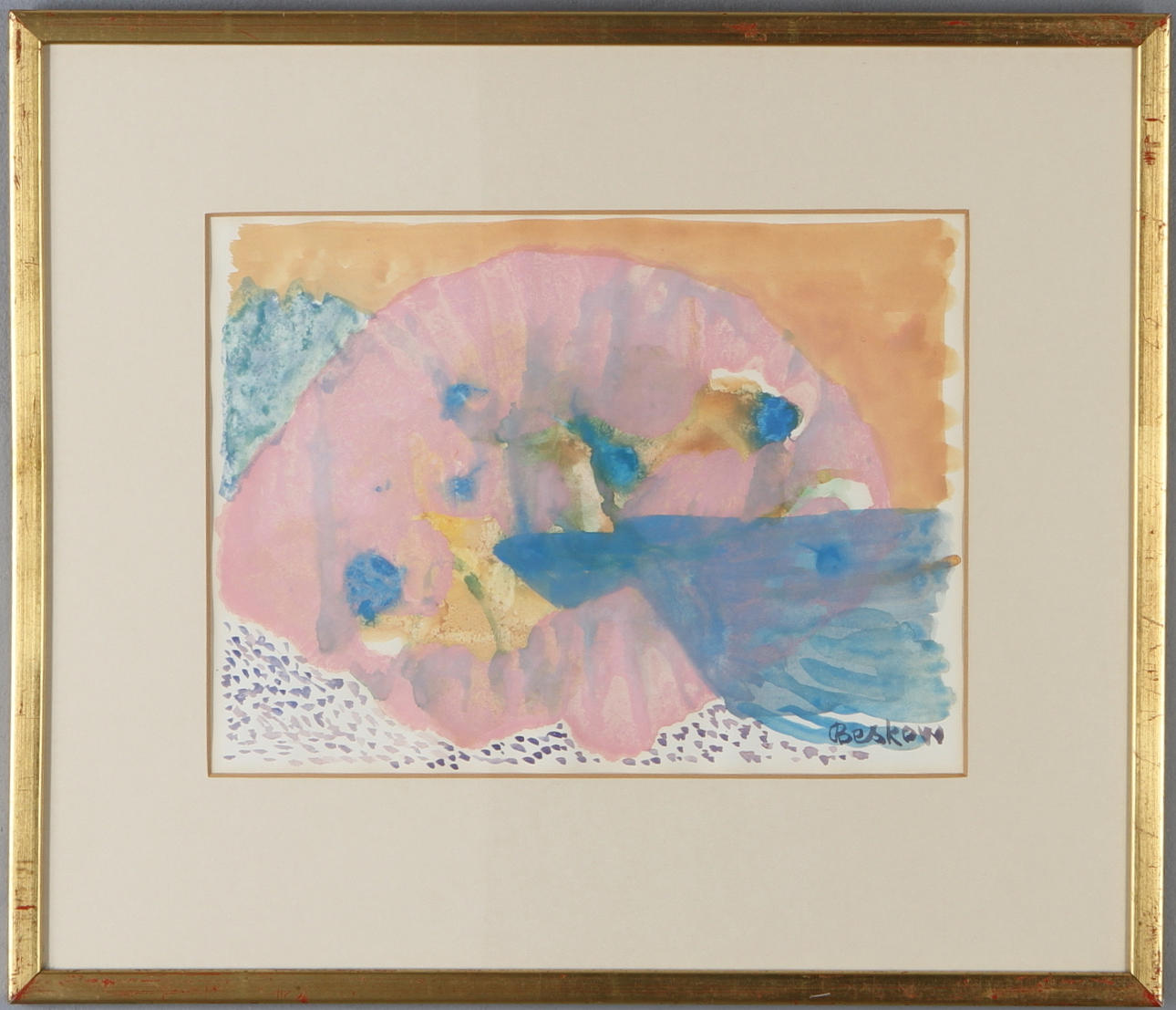 BO BESKOW. akvarell, signerad.