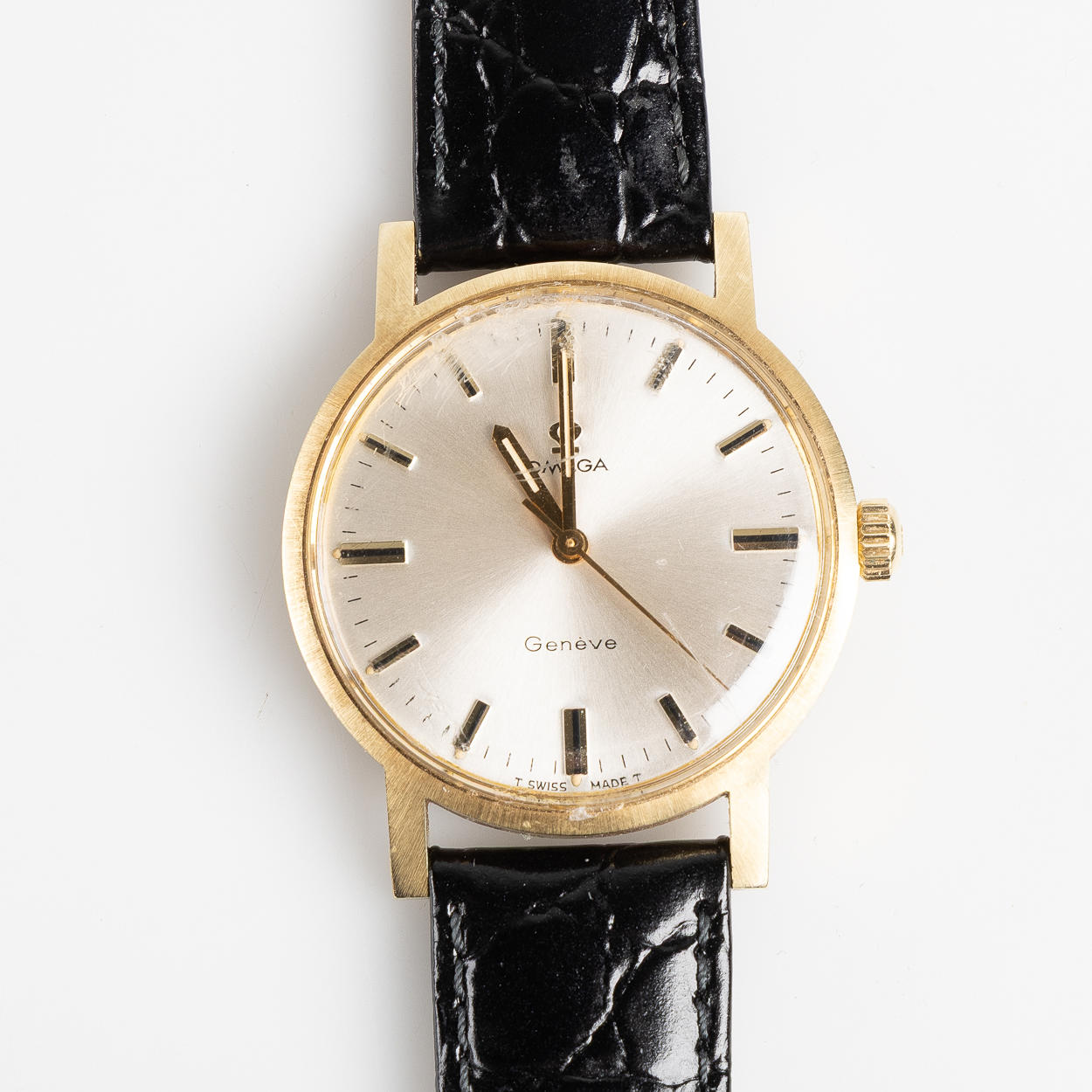 OMEGA GENÈVE, 14K gold.