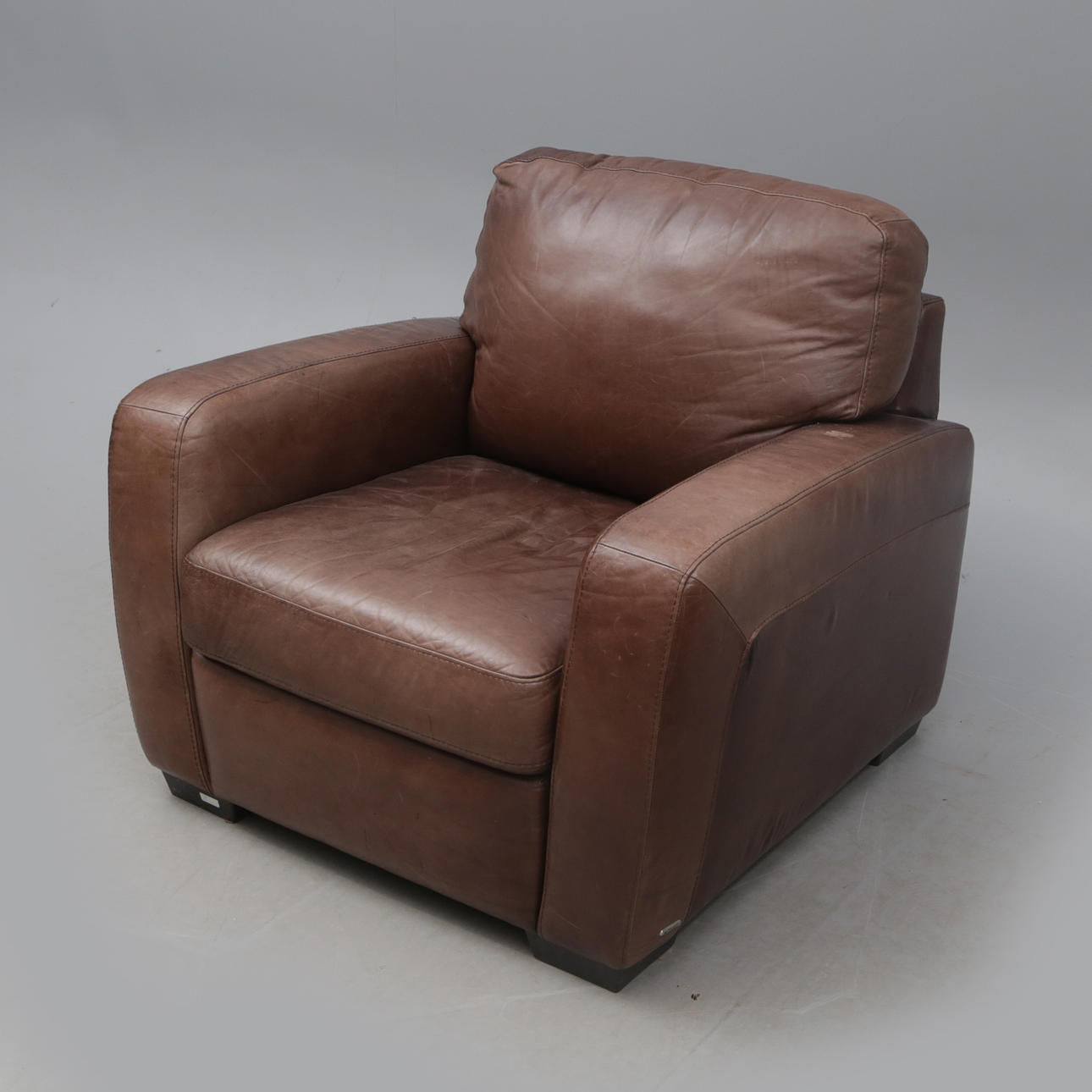 Natuzzi lænestol, italiensk læder.