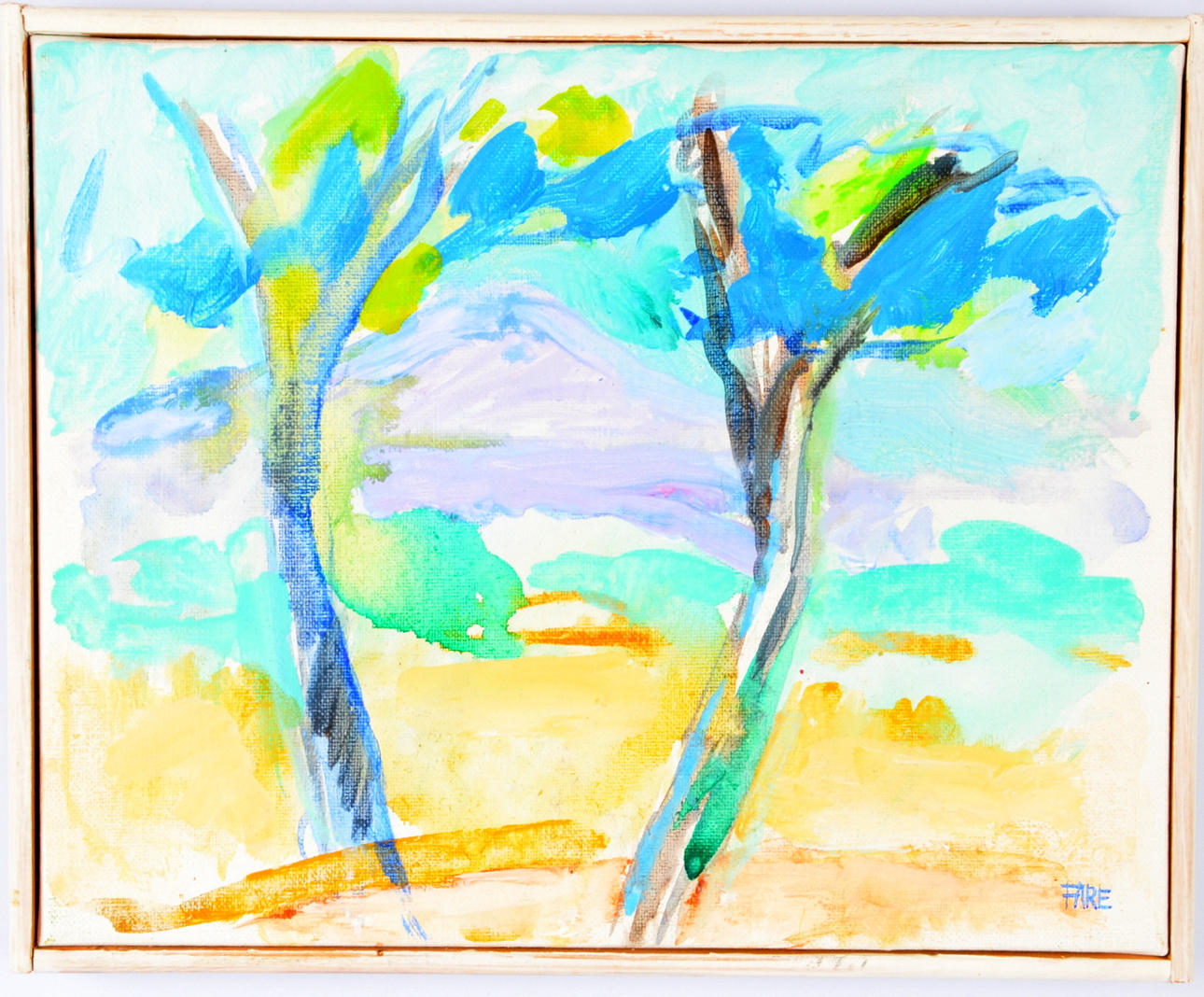 LEOPOLD FARE. Olja på duk.