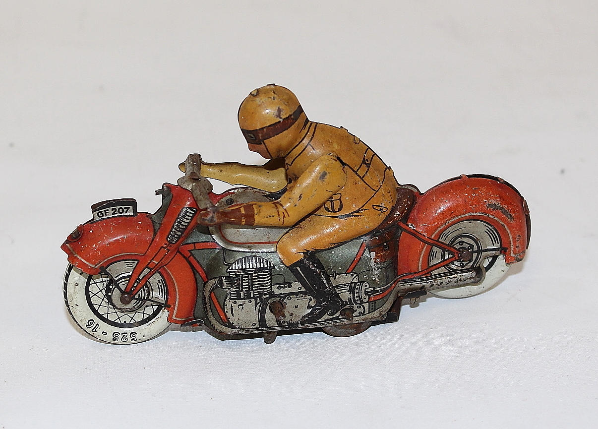 PLÅTLEKSAK, motorcykel, Georg Fischer GF 207.