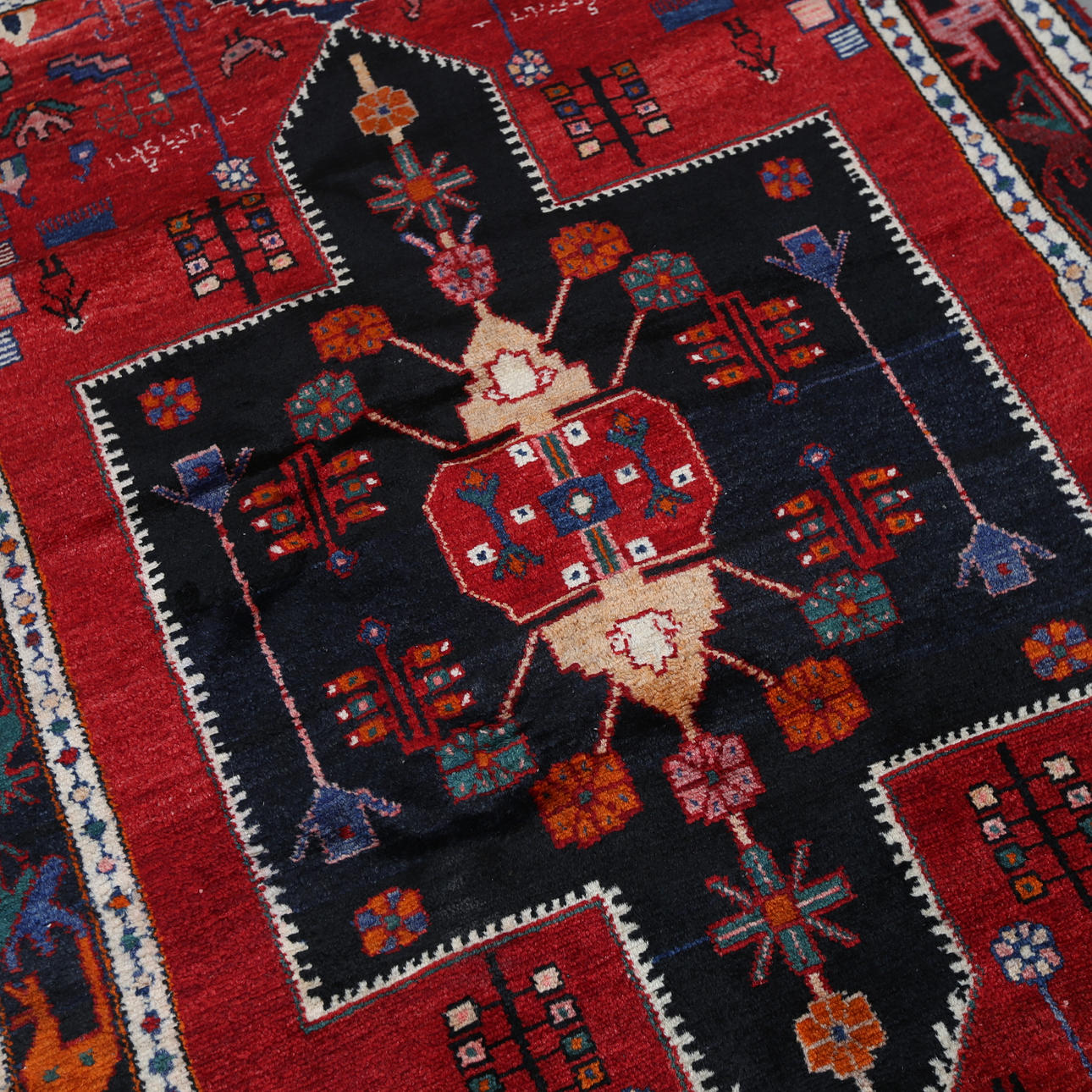 EIN TEPPICH, orientalisch, hamadan, ca. 121x178cm.