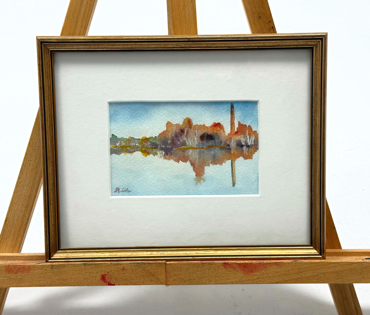 ANNMARI LIDE - watercolour, signed.
