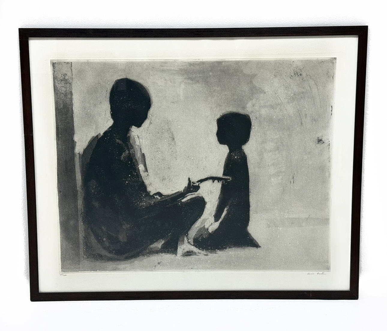 LOUIS BASTIN. LITHOGRAPH, signed, numbered. 24/260.