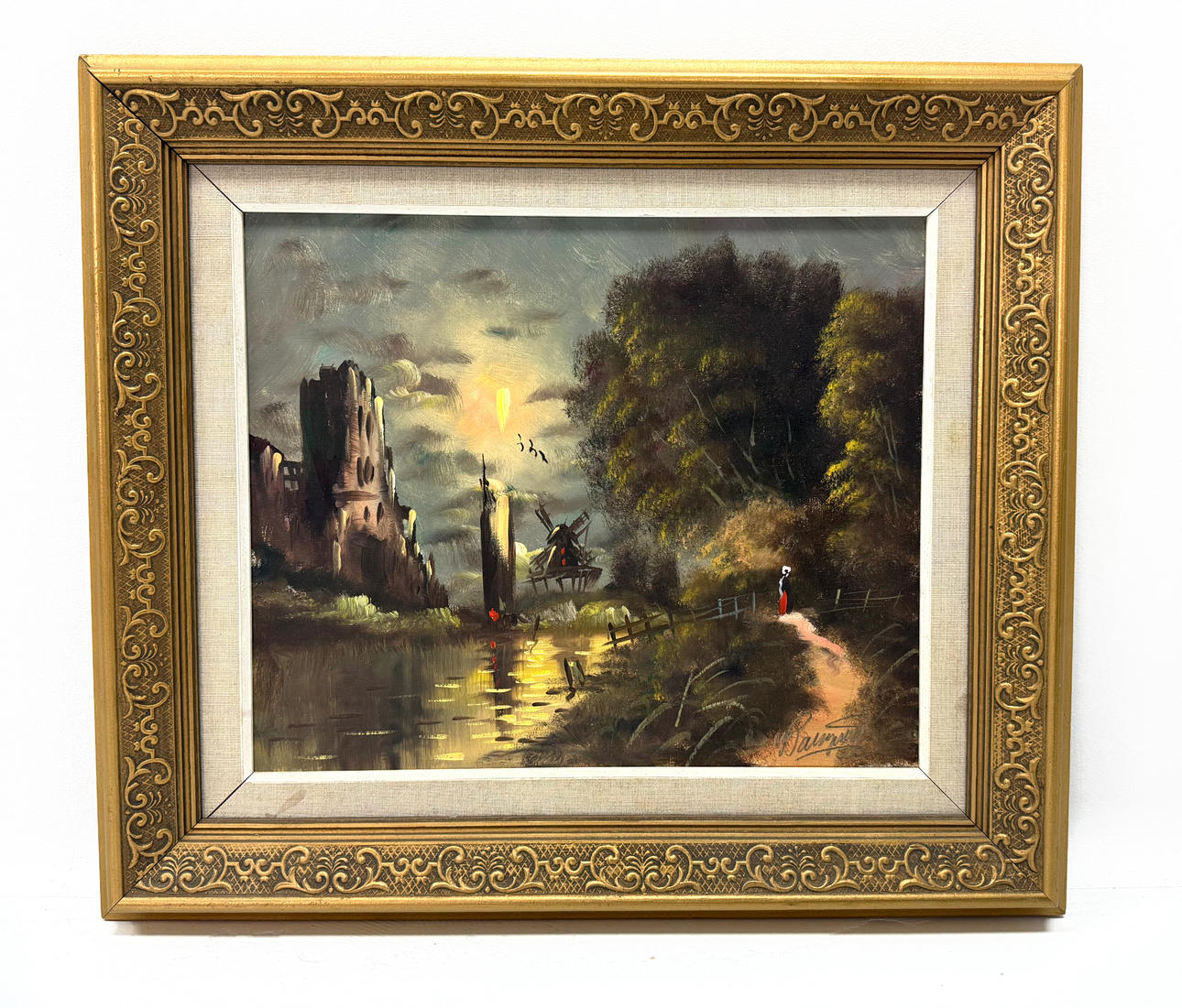 HUGO PALMQVIST - Olie på lærred.