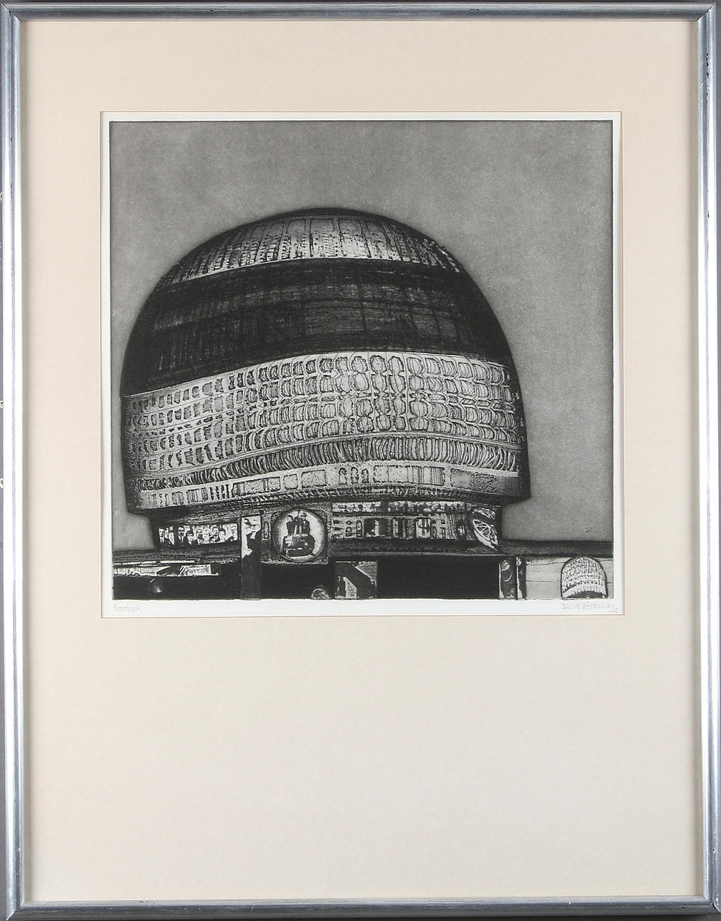 BENGT BÖCKMAN. Etsning, provtryck, signerad och daterad.