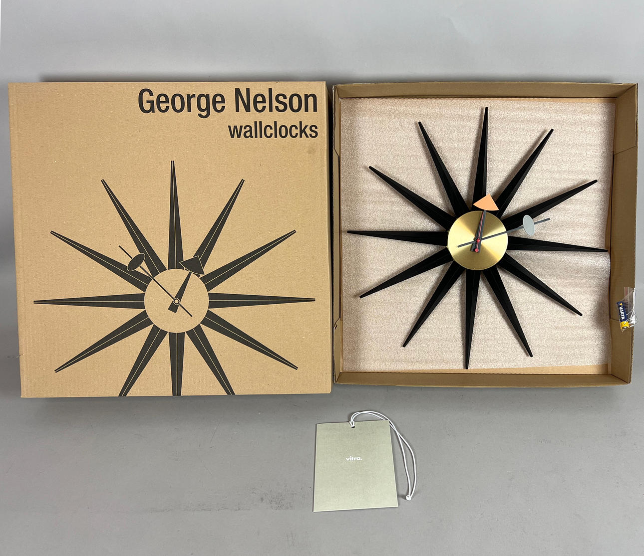 GEORGE NELSON. SUNBURST CLOCK.