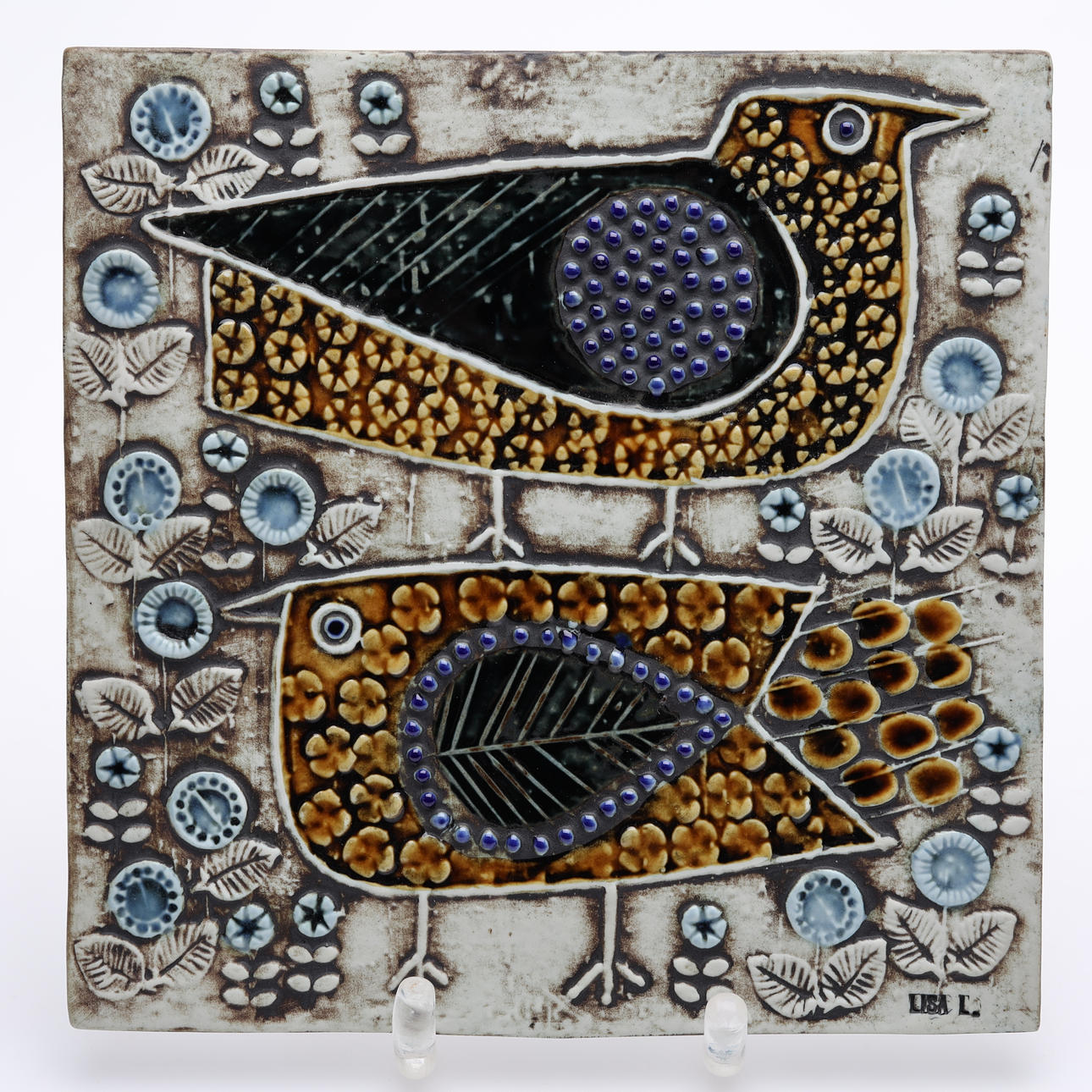 LISA LARSON. WALL RELIEF, Gustavsberg.