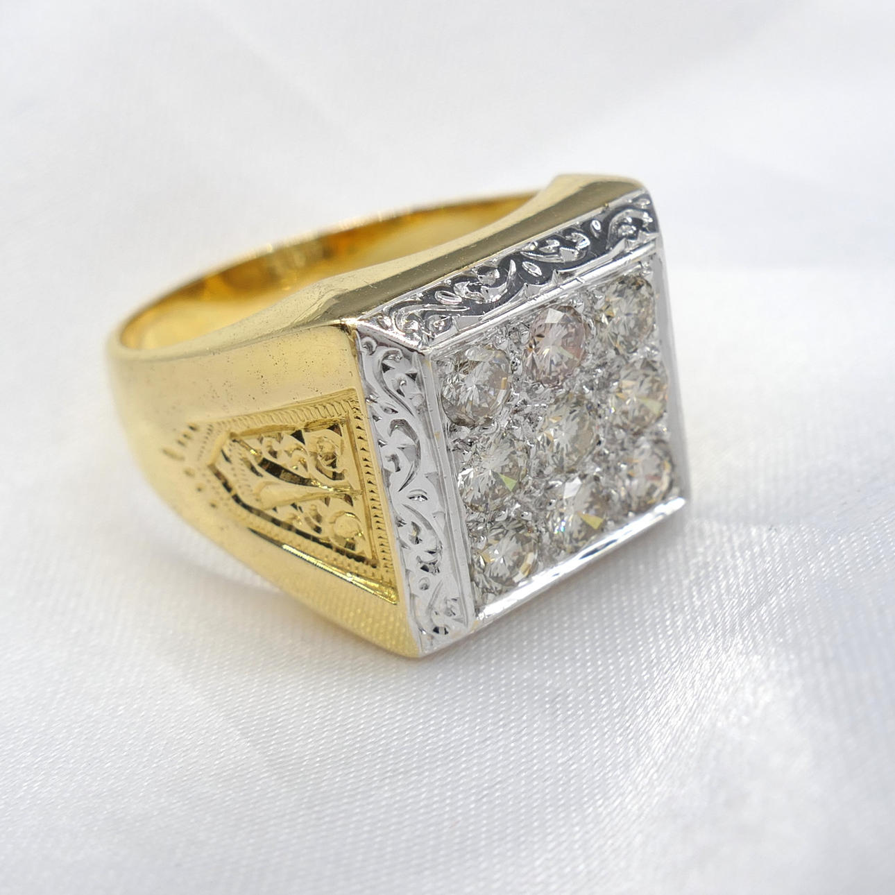 GENTLEMAN'S DIAMOND panelring.