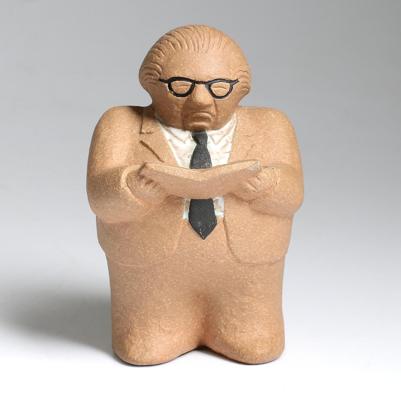 FIGURIN, stengods, Gunnar Sträng, Lisa Larson, Gustavsberg.