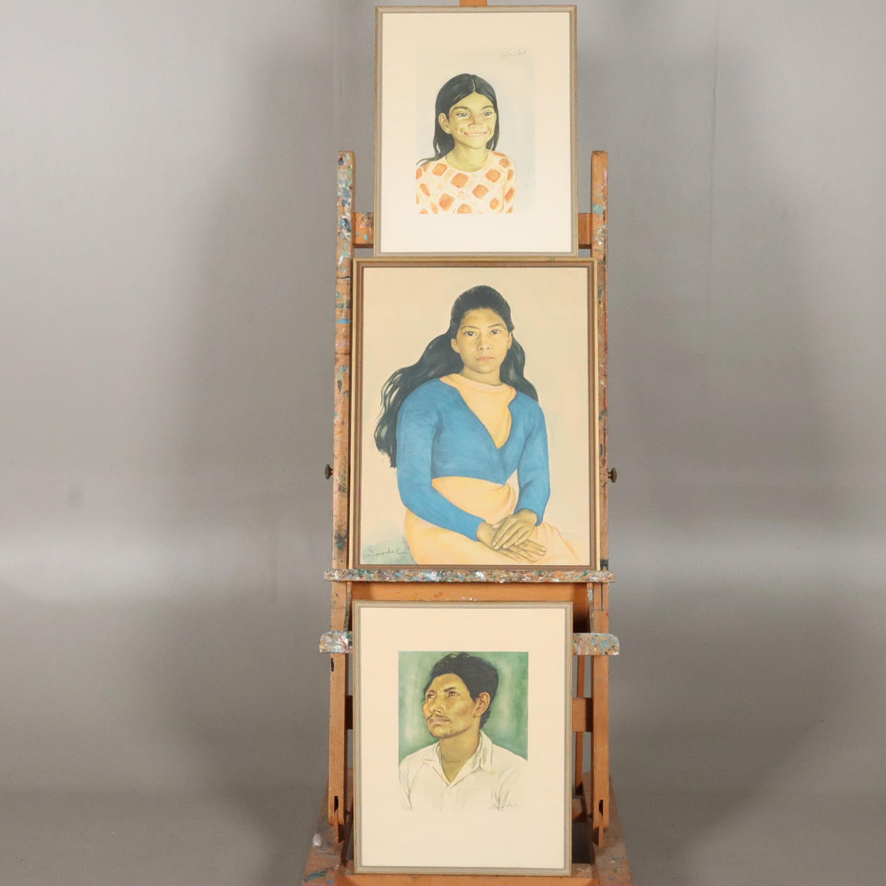 NILS DARDEL. TRYCK 3 stycken signerade i trycket.