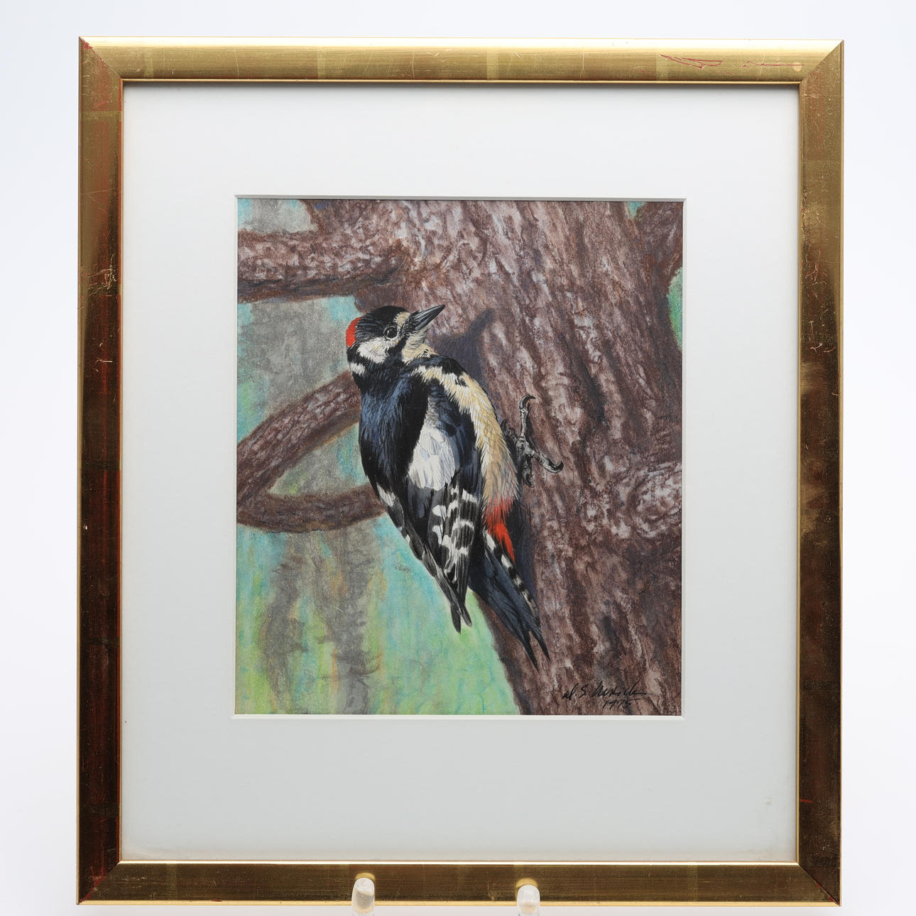 OIDENTIFIERAD KONSTNÄR. WATERCOLOR signed.