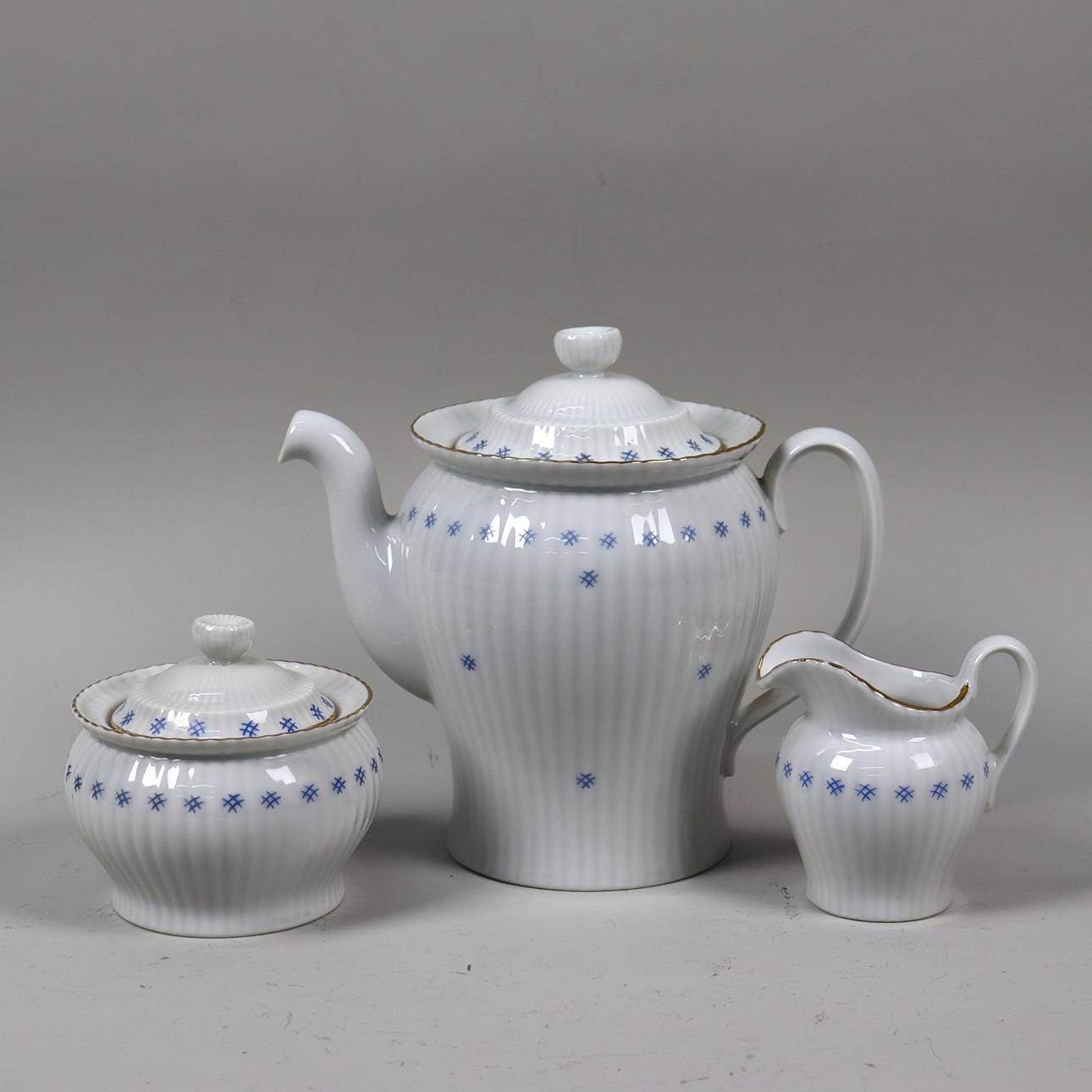 KP Karlskrona, set de café, 3 piezas.