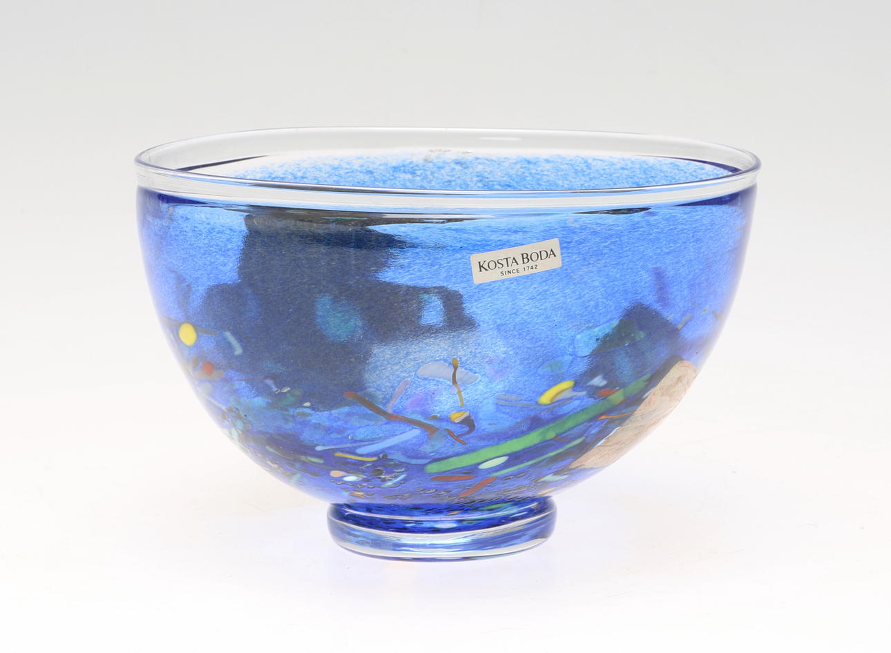 SKÅL, glas, Bertil Vallien, Kosta Boda.