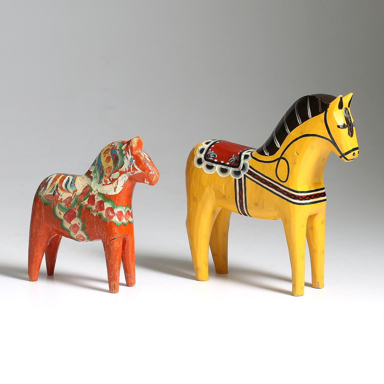 DALAHÄSTAR, 2 st, 1900-talets mitt.