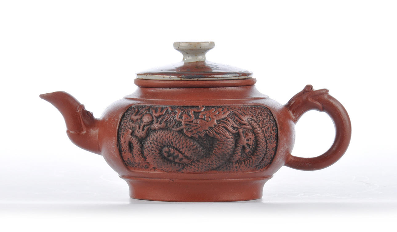 YIXING-TEEKANNA. Kina 1900-tal.