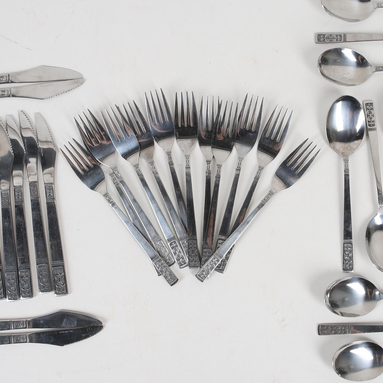 BESTICK, 36 delar, rostfritt stål.