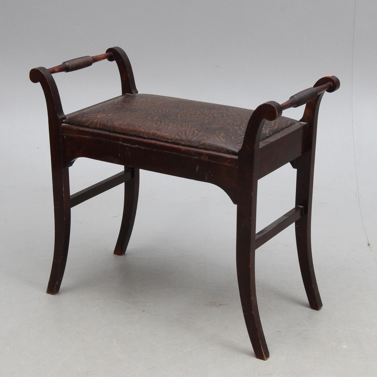 TABURETT, empirestil, 1900-tal.