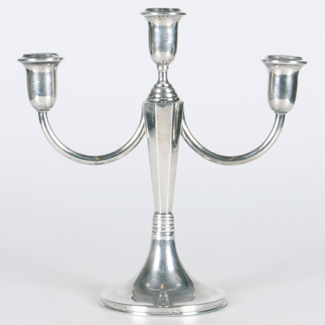 KANDELABER, silver, 1900-tal.