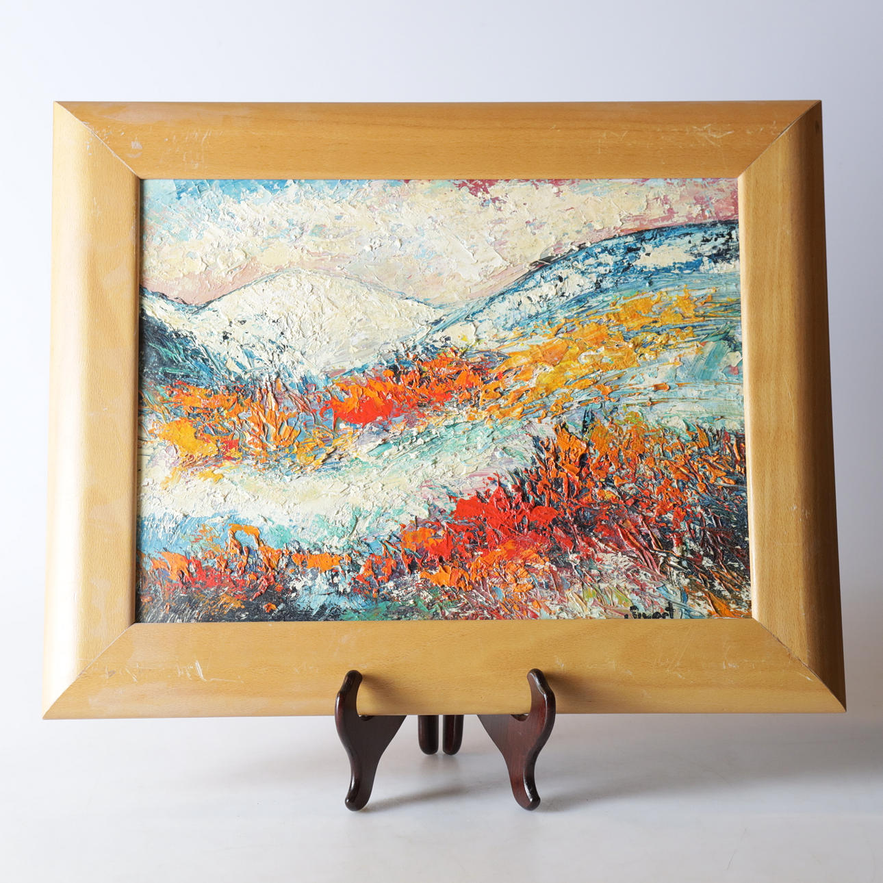 SIVERT ANDERSSON. “Oktoberdag”, oil on panel, signed.