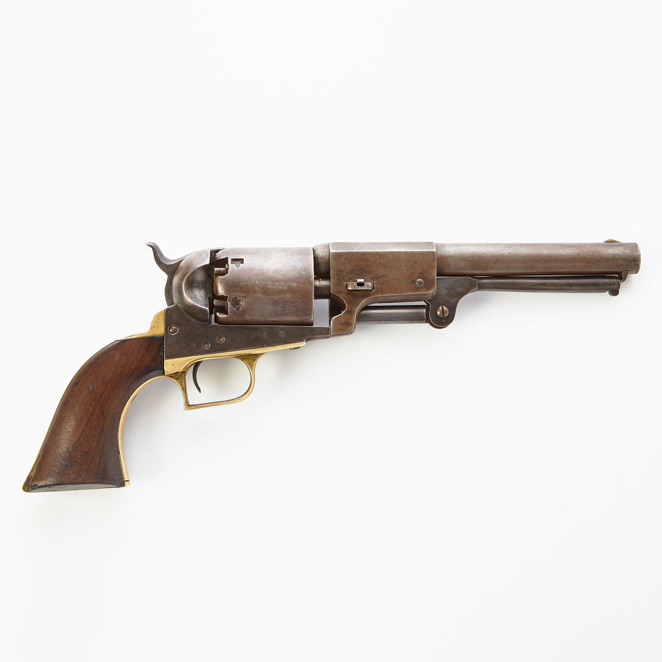 COLLAR REVOLVER, American, Colt Dragoon, second model, no 9438, made ...