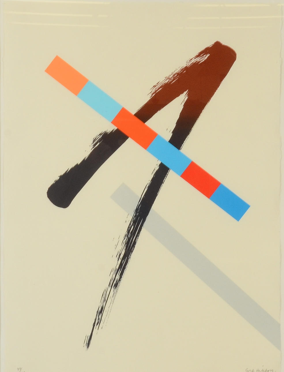 CURT HILFFON. Färglitografi.