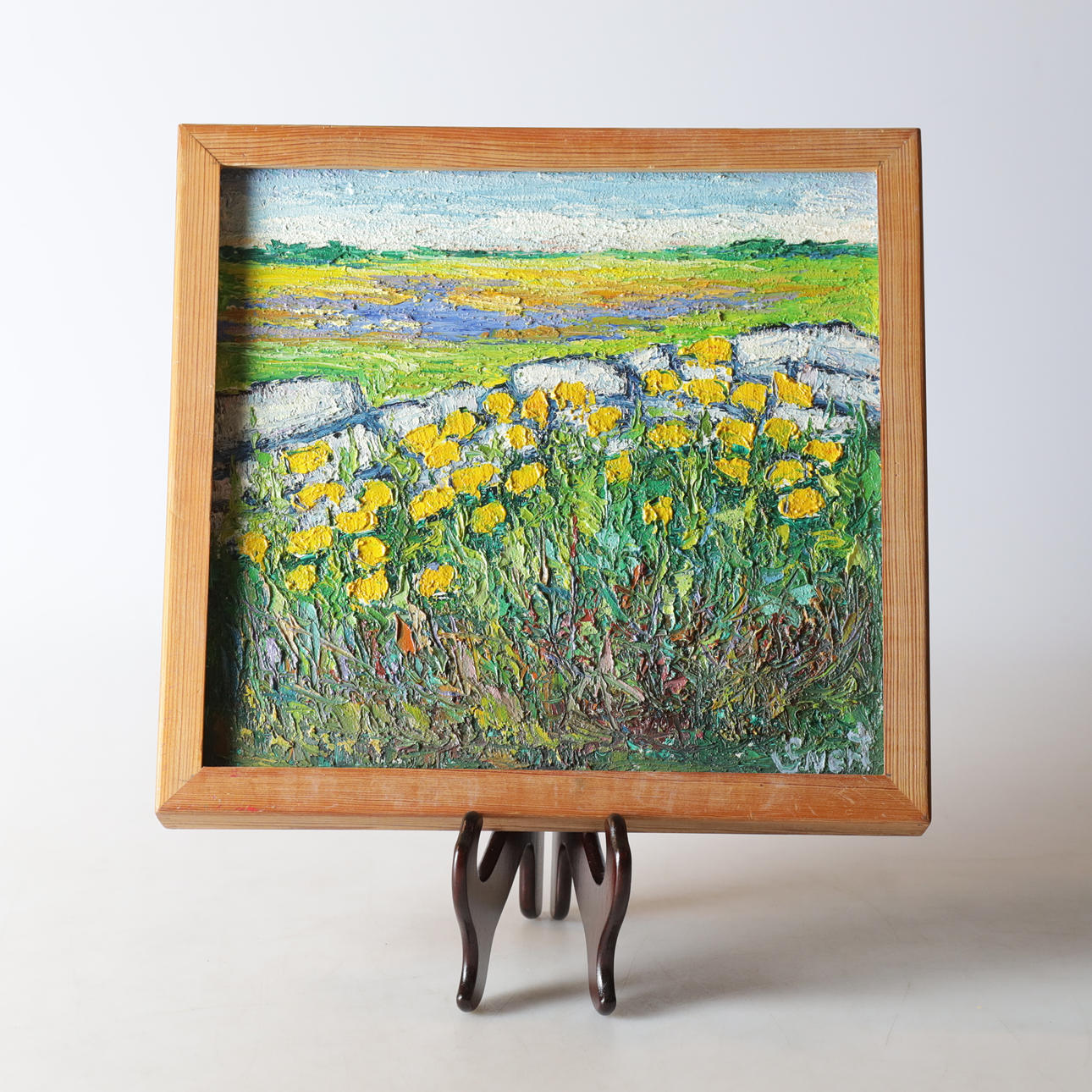 SIVERT ANDERSSON. Landscape, oil on panel, signed.