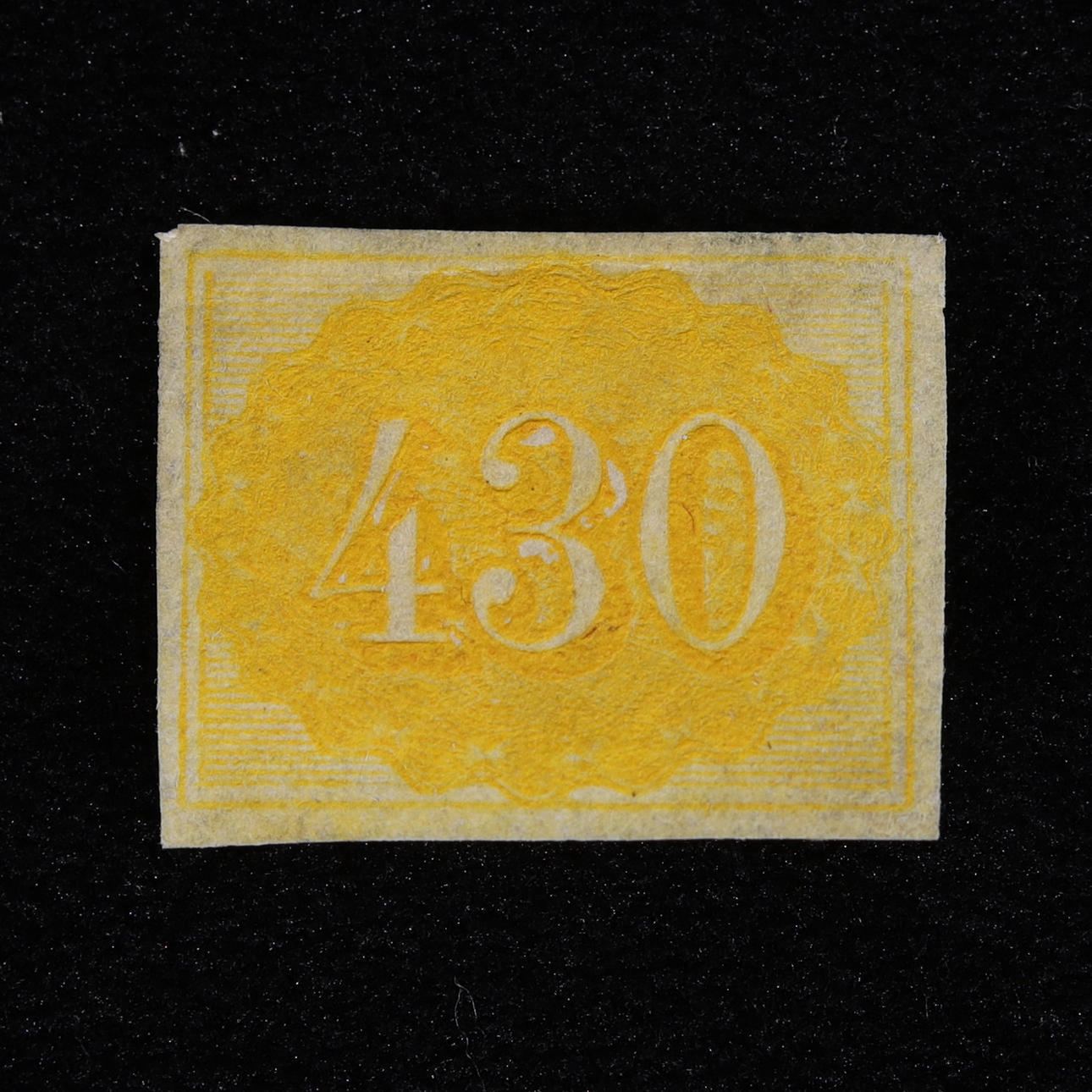 BRIEFMARKE, Brasilien, 430R, 1861.