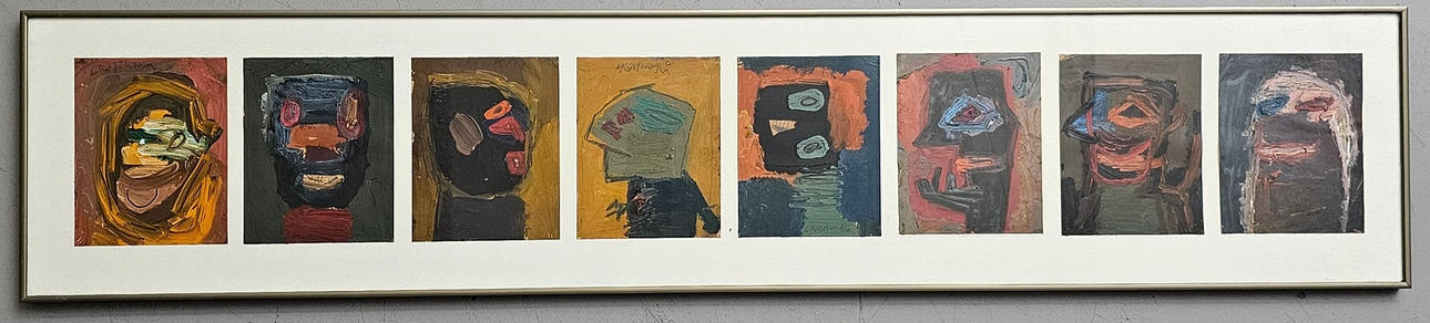 CRUSPINERA. ACRYLIC ON "8-SIDED" PAPER.